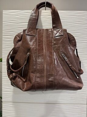 Brown Leather Tote Bag